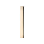 Hammered Copper Linear Wall Sconce with Marble Shade – Modern Minimalist LED Lighting