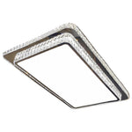 Luxury Crystal Flush Mount Ceiling Light in Polished Chrome
