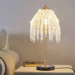 Aurelia Crystal Table Lamp in French Gold Finish
