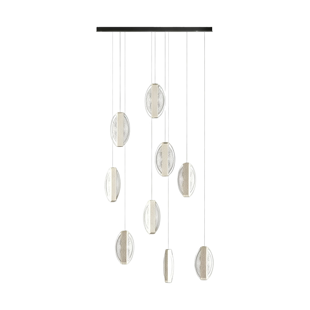Möbius Gold Modern Chandelier – Luxury LED Ceiling Light