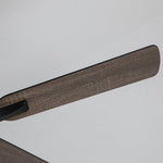 European Retro Ceiling Fan with Fabric Shade and LED Light