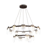 Italian Crystal Chandelier Minimalist Gold LED Ceiling Light