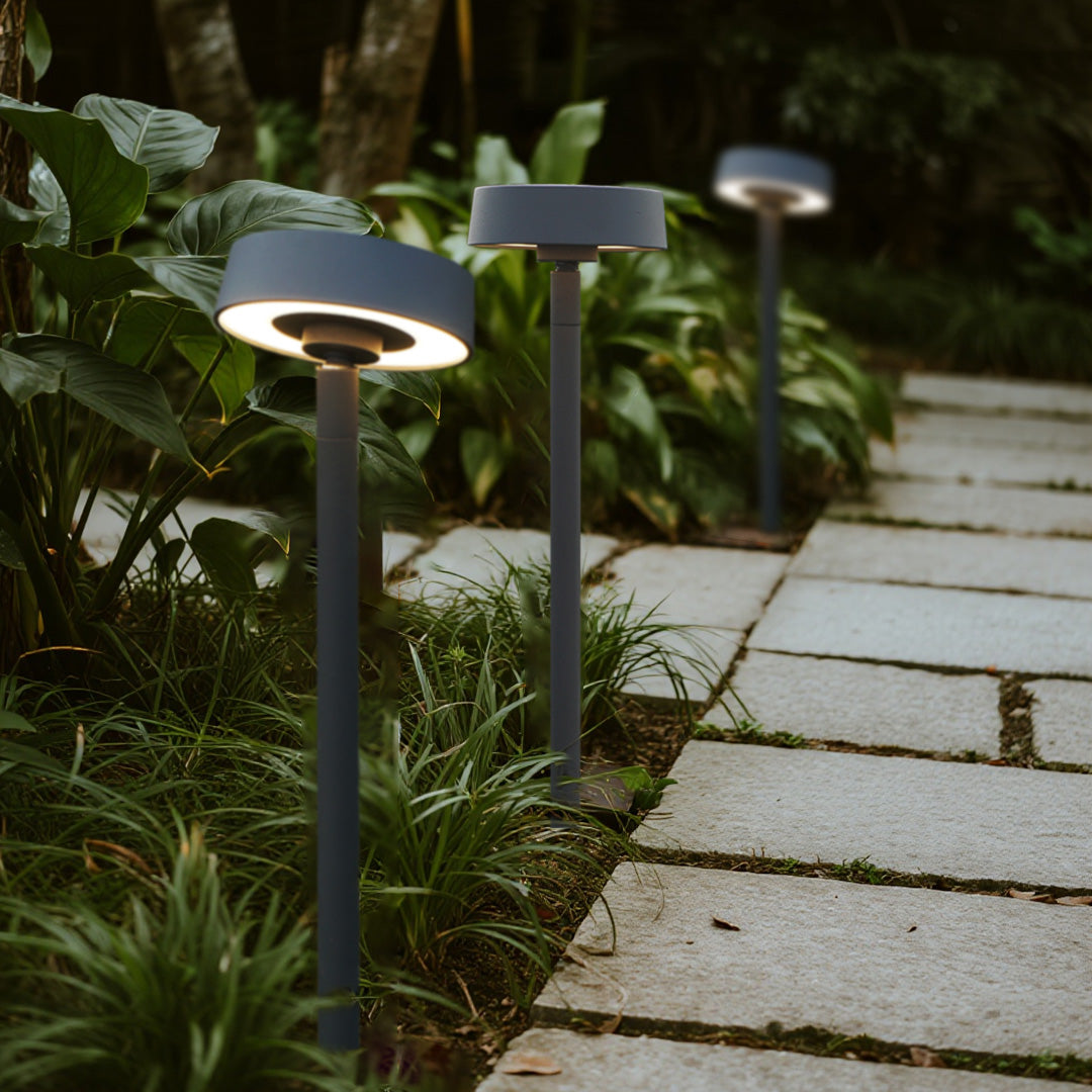 Modern Minimalist LED Pathway Bollard Light, IP65 Waterproof for Landscape