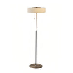 Lumière Drum Floor Lamp – LED Standing Light with Frosted Glass Shade