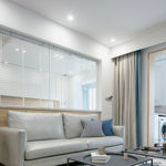 Hill-Shaped Recessed LED Spotlight with Full-Spectrum Light