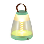 Lumina Spiral Portable LED Table Lamp – Rechargeable Ambient Light for Modern Interiors