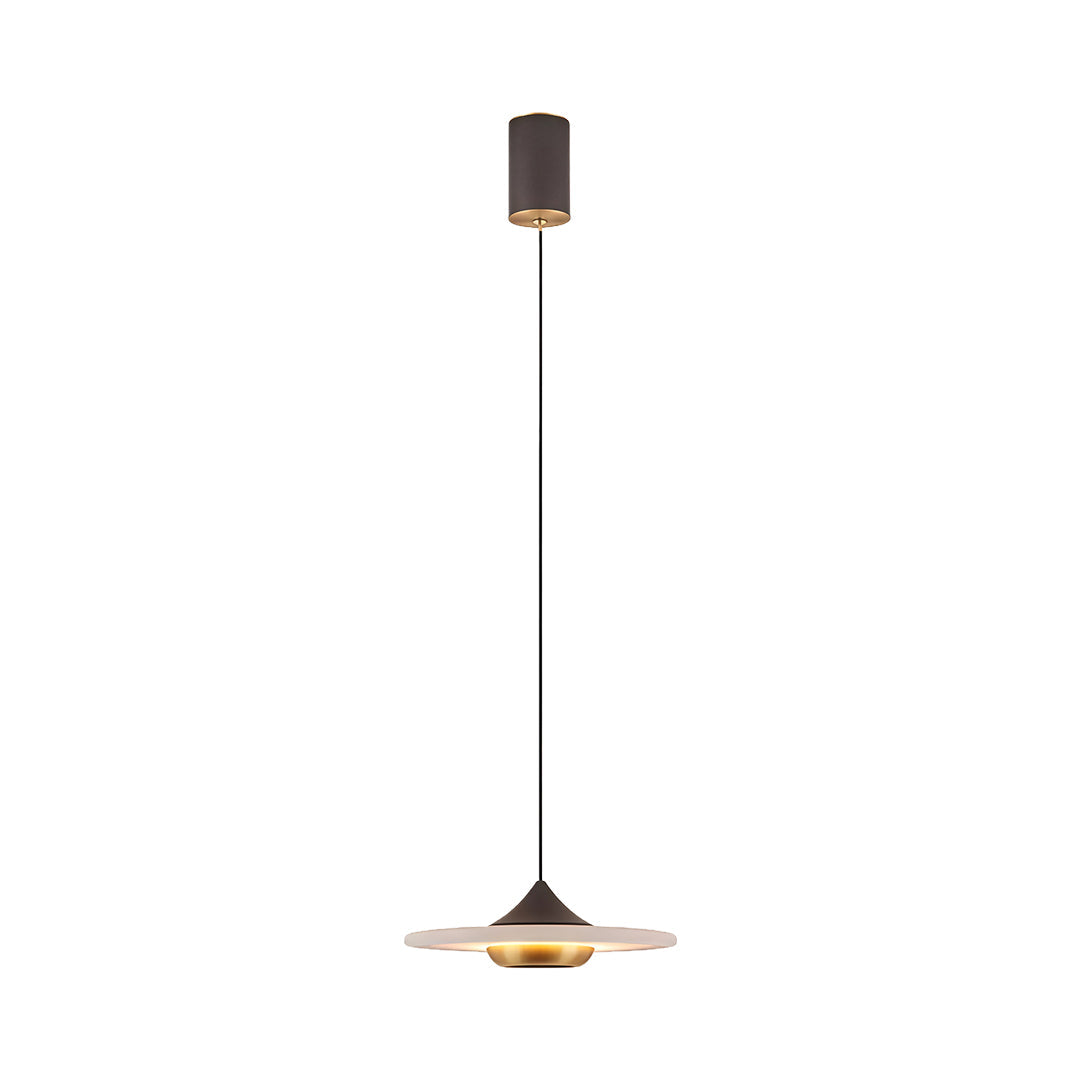 Marble UFO LED Pendant Light – Modern Minimalist Hanging Lamp