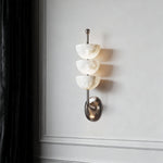 Aurelia Wall Sconce in Copper and Marble, Modern LED Lighting