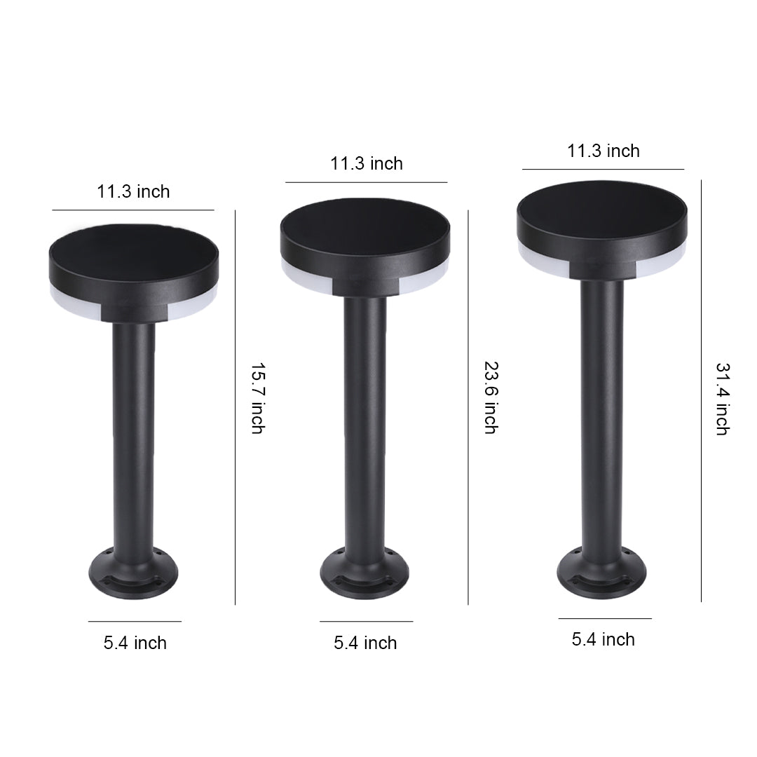 Modern Pathway Lights Outdoor Waterproof Aluminum Bollard