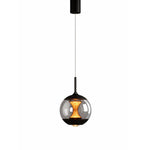 Orb Pendant Light – Italian Aluminum & Glass Ceiling Lamp, Dimmable LED