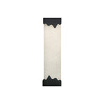 Linear Crystal Wall Sconce in Matte Black, Modern Minimalist LED Lighting