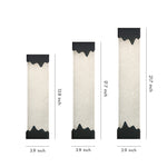 Linear Crystal Wall Sconce in Matte Black, Modern Minimalist LED Lighting