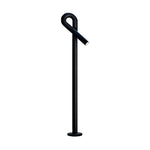 Modern Bollard Light Post – Black Stainless Steel Outdoor Landscape Lamp