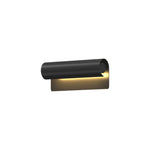 Copper Linear Outdoor Wall Sconce with Warm LED Light, IP65 Waterproof