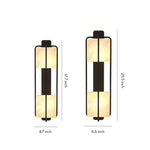 Luma Marble Outdoor Wall Sconce – Contemporary LED Lighting