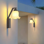 Modern Flower Wall Sconce for Outdoor Garden and Patio Lighting