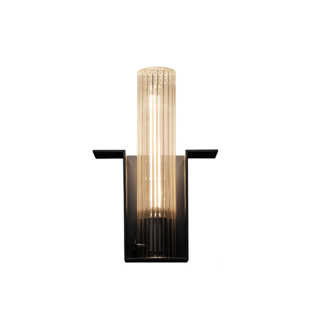Modern Outdoor Wall Sconce in Brushed Stainless Steel with Warm LED Light