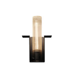 Modern Outdoor Wall Sconce in Brushed Stainless Steel with Warm LED Light