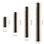 Luma Crystal Linear Wall Sconce — Waterproof LED Outdoor Lighting