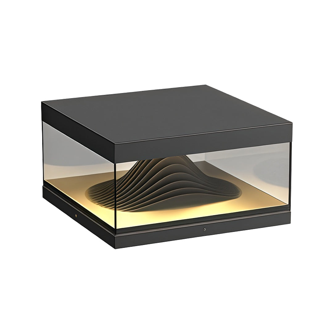Outdoor Pillar Lights Stainless Steel Landscape Lighting for Modern Entryways