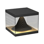 Outdoor Pillar Lights Stainless Steel Landscape Lighting for Modern Entryways