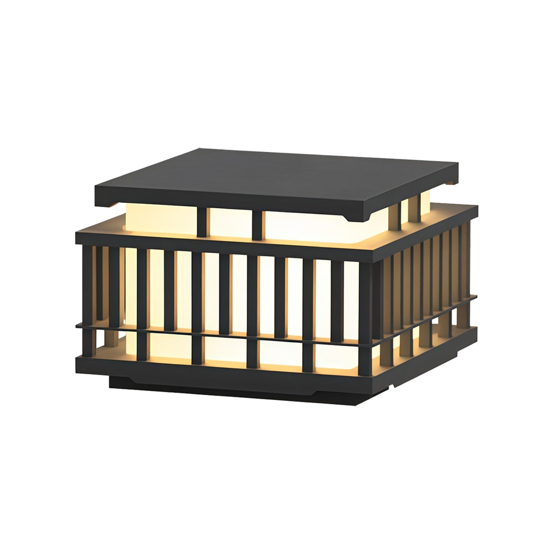 Stainless Steel Pillar Lights for Modern Garden Courtyards