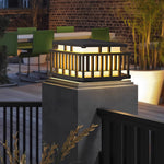 Stainless Steel Pillar Lights for Modern Garden Courtyards