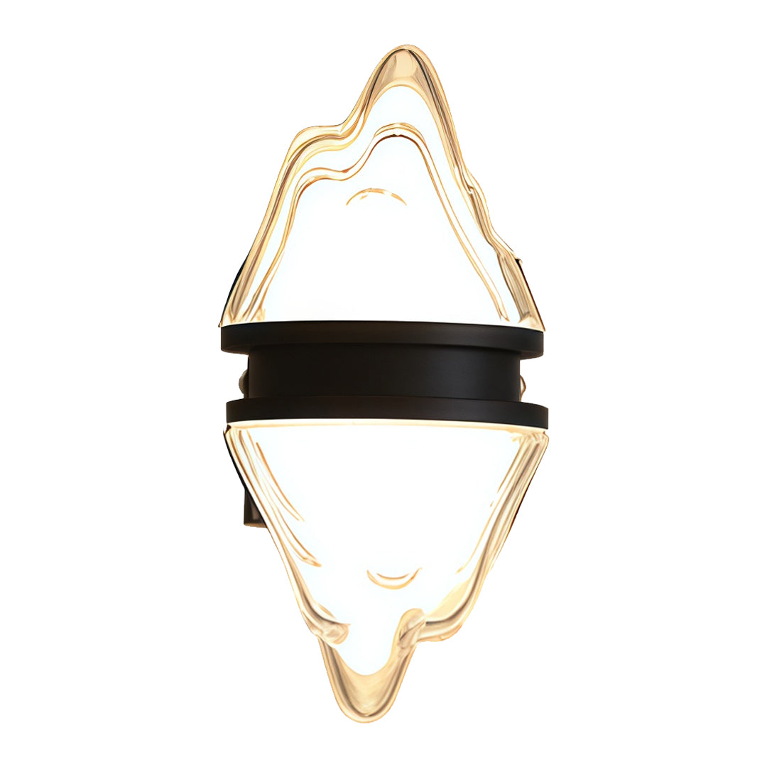 Modern Outdoor Wall Sconce with Warm LED Light – Minimalist Stainless Steel