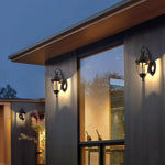 Heritage Outdoor Wall Sconce with Clear Glass Shade