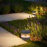 Minimalist LED Path Light – Sand Gray Aluminum Bollard for Modern Landscapes