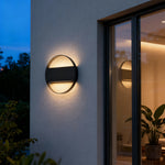 Modern Outdoor Wall Sconce with Integrated LED – Waterproof Architectural Lighting