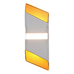 Modern LED Outdoor Wall Sconce with Up and Down Lighting in Aluminum