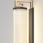 Outdoor Linear LED Wall Light in Stainless Steel, Modern Waterproof Sconce