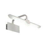 Lumen White LED Vanity Light Bar with Adjustable Heads for Modern Bathrooms