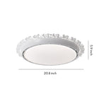 Minimalist Bladeless Ceiling Fan with Dimmable LED Light