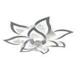 Modern White Ceiling Fan with Dimmable LED Light and Remote Control