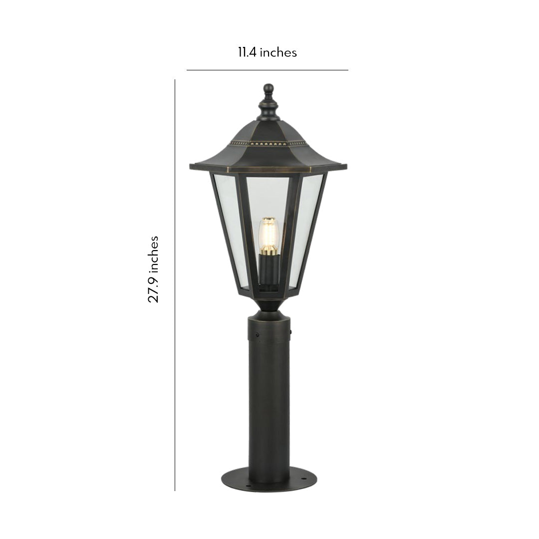 Copper Landscape Path Lights Outdoor LED Waterproof Black Light