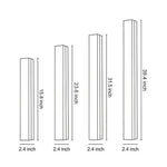 Hammered Copper Linear Wall Sconce with Marble Shade – Modern Minimalist LED Lighting