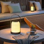 Solar Handheld LED Lantern with 3000K Warm Light, IP65 Waterproof, USB Rechargeable