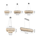 Champagne Gold Crystal Chandelier with Adjustable Chain, French Palace Style Ceiling Light