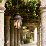 Outdoor Pendant Light with Adjustable Chain, IP44 Waterproof Lantern