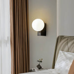 Lumière Crème Glass Ball LED Wall Sconce with Dimmable Warm Light