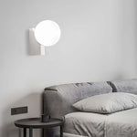 Lumière Crème Glass Ball LED Wall Sconce with Dimmable Warm Light