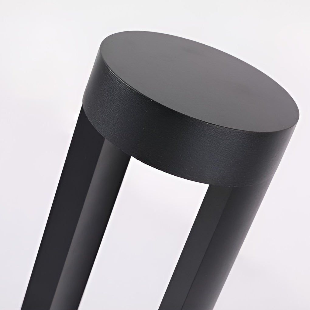 Hollow Cylindrical LED Bollard Light for Modern Outdoor Spaces