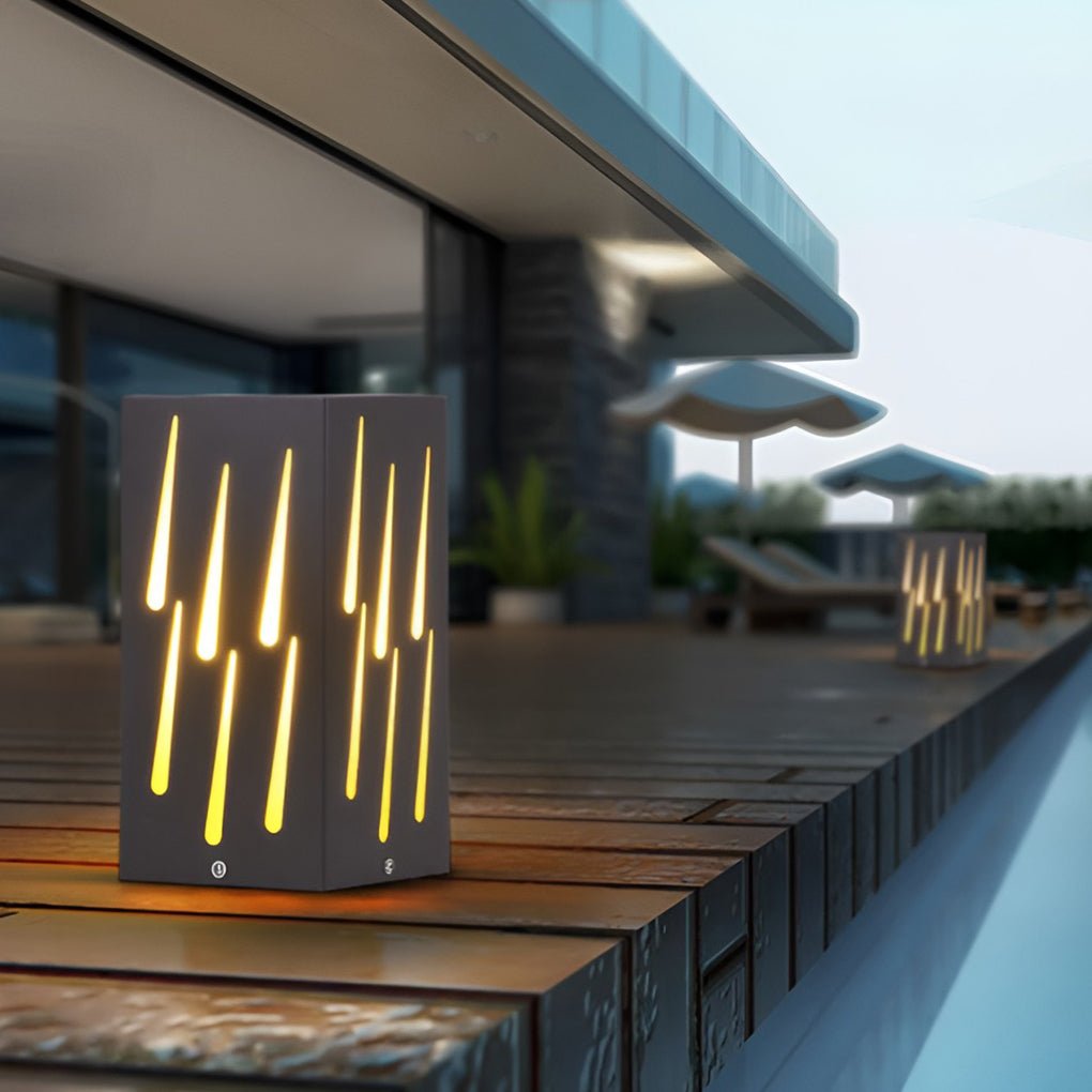Creative Led Outdoor Post Lights Garden Lights Pillar Light Deck Post Lights Outside Lights