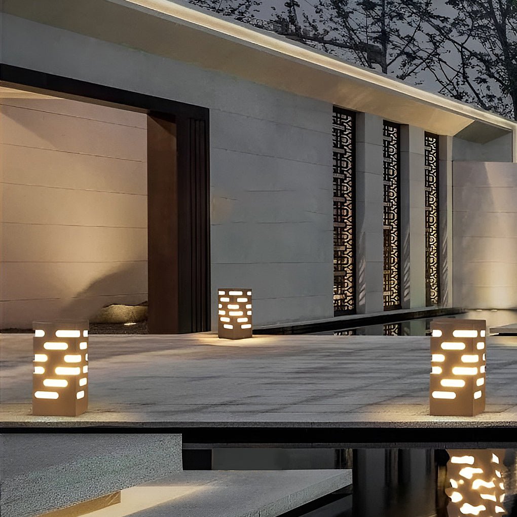 Creative Outdoor Post Lights Pillar Light Pole Lamp Deck Post Lights Garden Lights