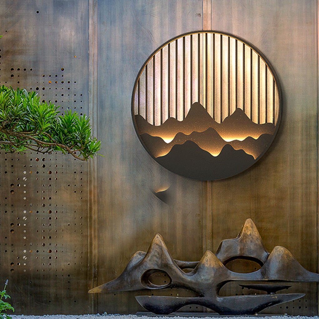 Creative Outdoor Waterproof Led Balcony Garden Light Landscape Wall Sconces