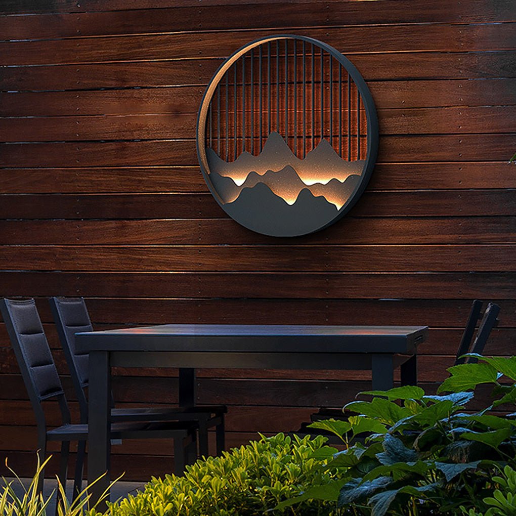 Creative Outdoor Waterproof Led Balcony Garden Light Landscape Wall Sconces