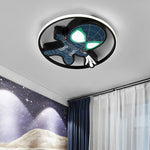 Creative Personality Cartoon Image Led Ceiling Lamp For Childrens Room