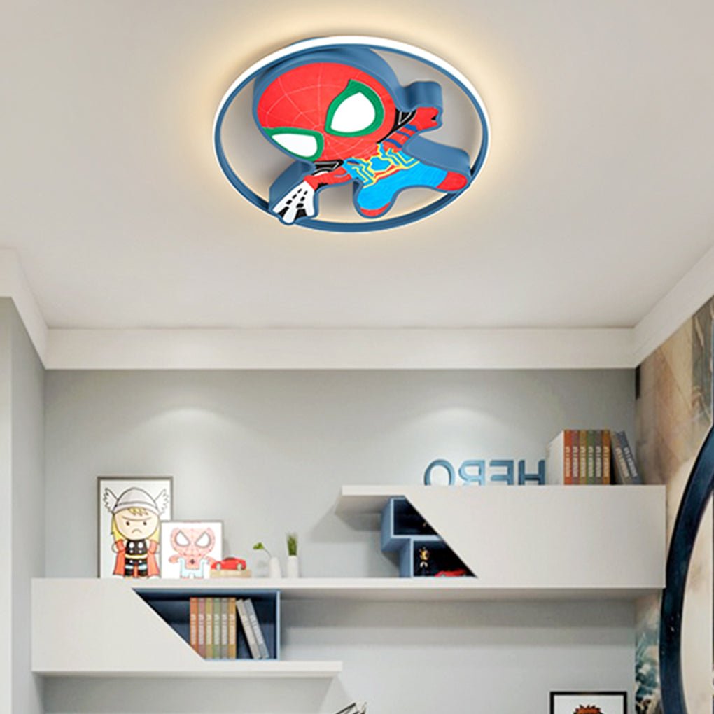 Creative Personality Cartoon Image Led Ceiling Lamp For Childrens Room